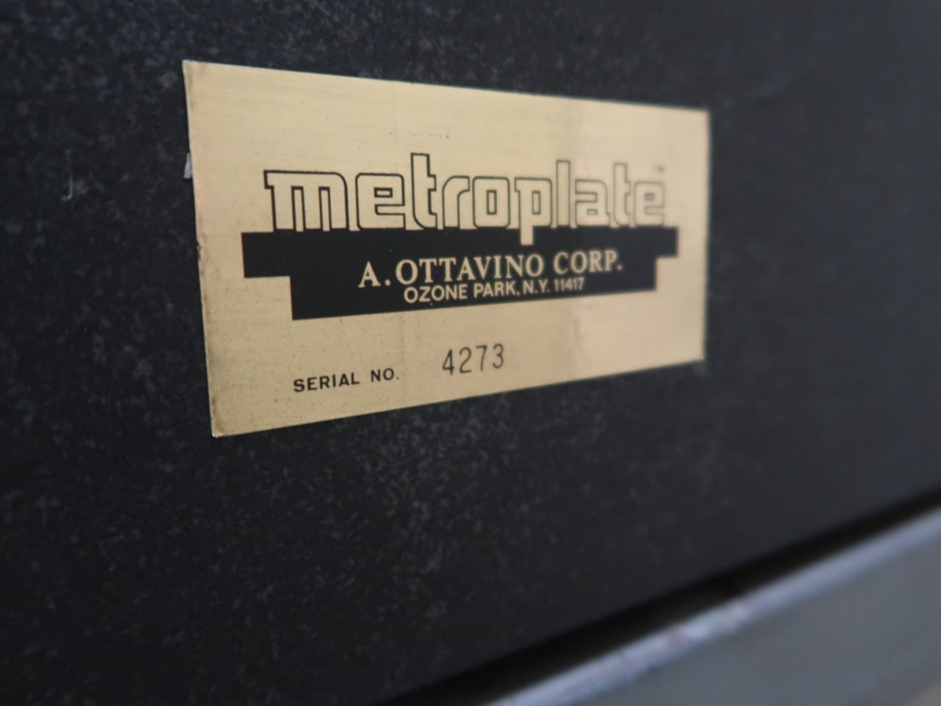 MetroPlate 36" x 60" x 6" Granite Surface Plate w/ Portable Stand - Bild 3 aus 3