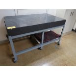MetroPlate 36" x 60" x 6" Granite Surface Plate w/ Portable Stand