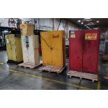 (4) Flammable Liquid Storage Cabinets