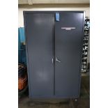 (4) Steel 2-Door Cabinets with Contents Pump Maintenance Components