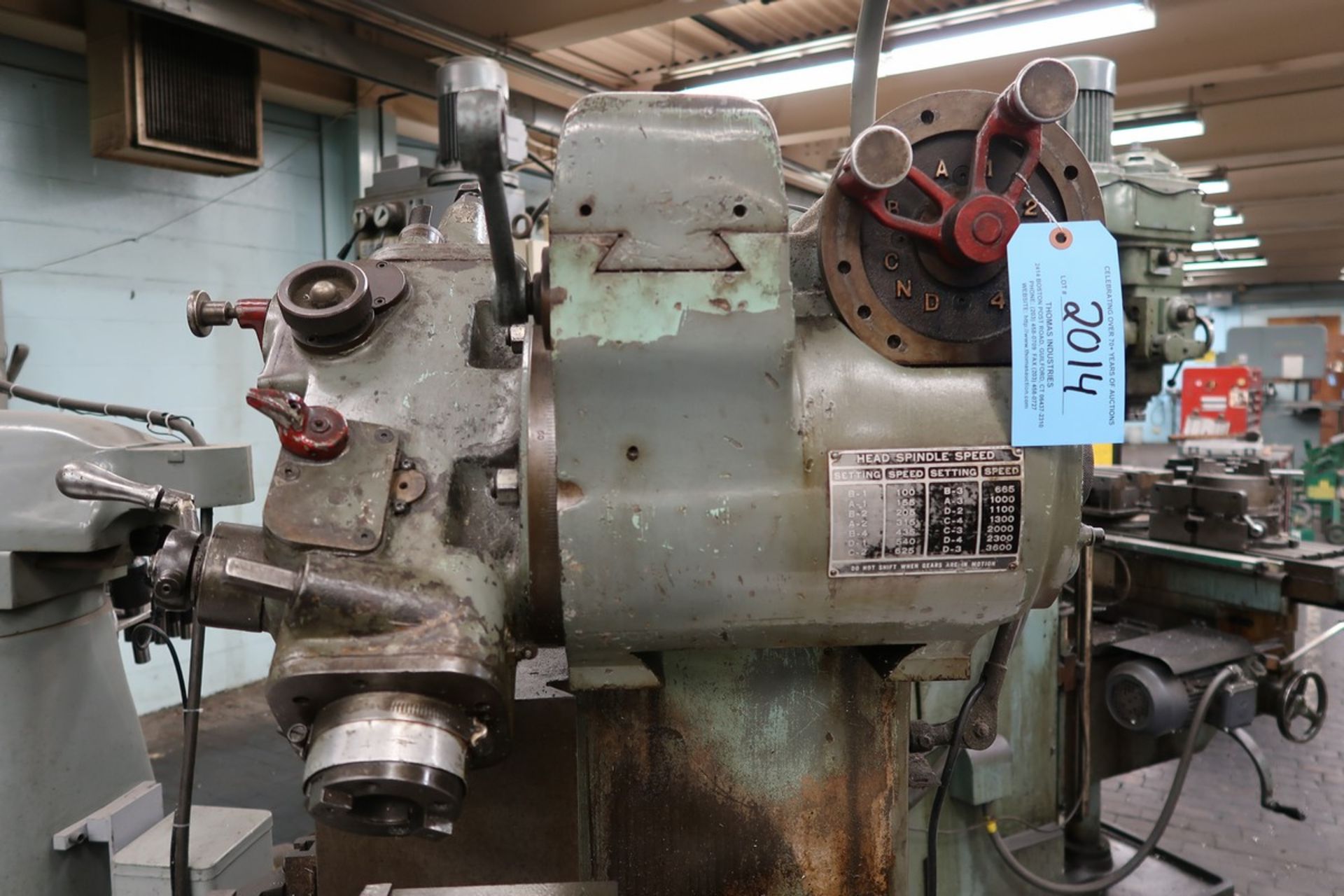 Van Norman Model 2RQ Milling Machine - Image 4 of 8