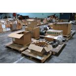 (9) Pallets of Assorted Motors Motor Parts, & Pumps