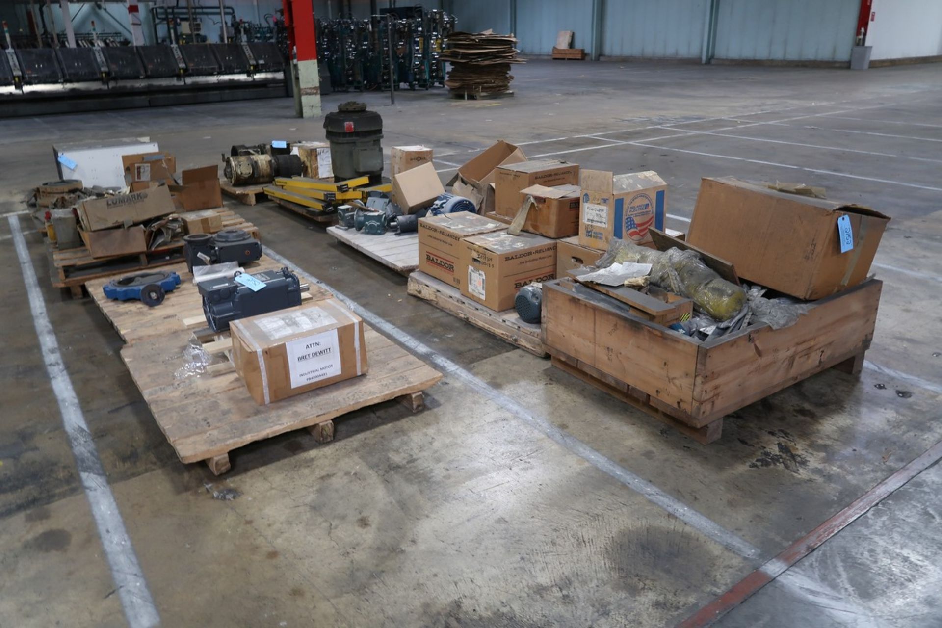 (9) Pallets of Assorted Spare Parts