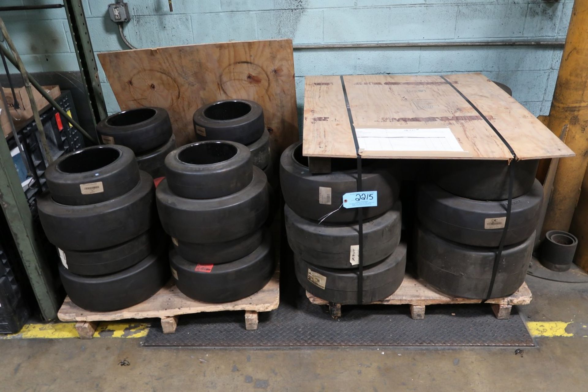 (3) Pallets of Assorted Forklift Tires