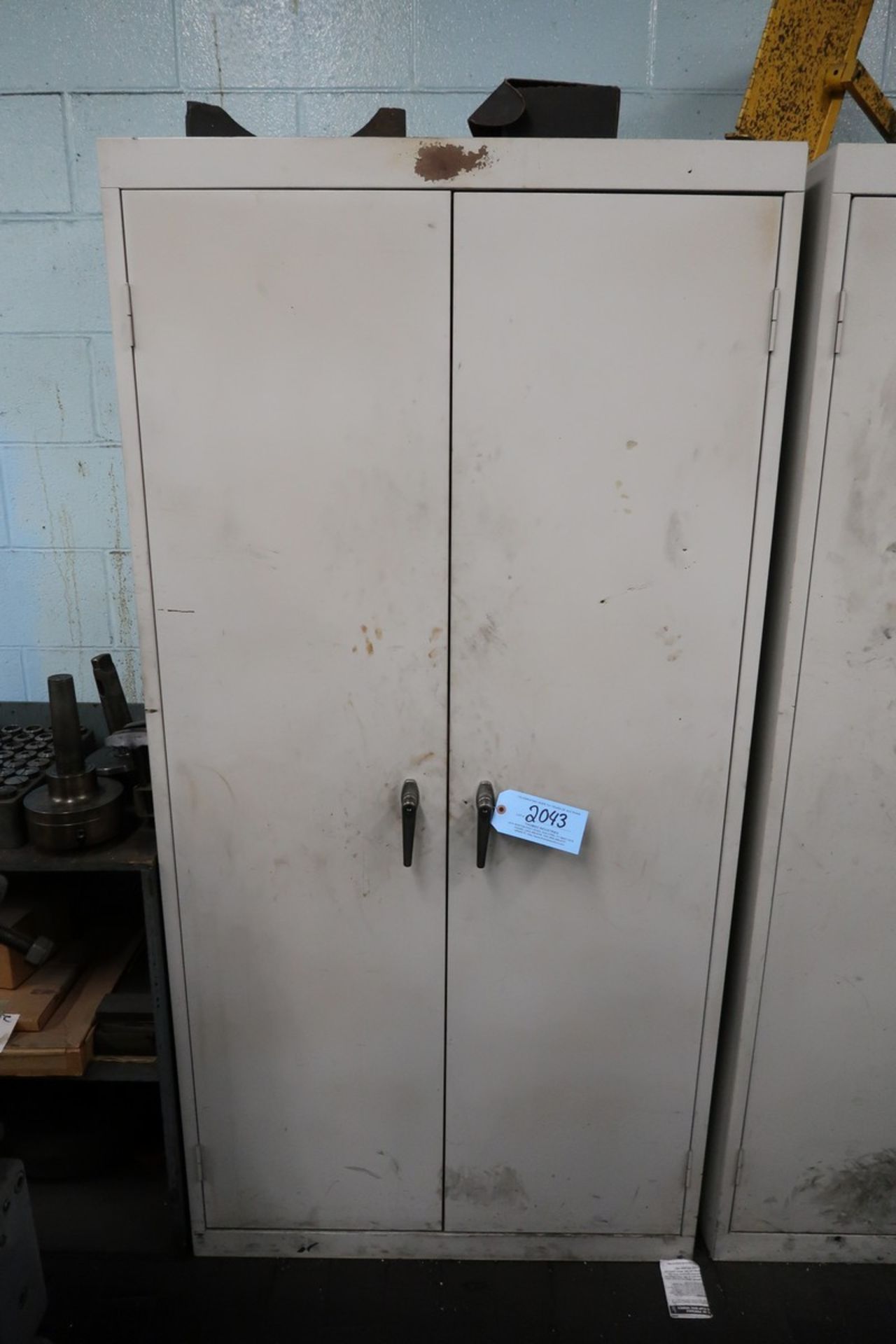 Steel 2-Door Cabinet with Contents of Selective Plater Components