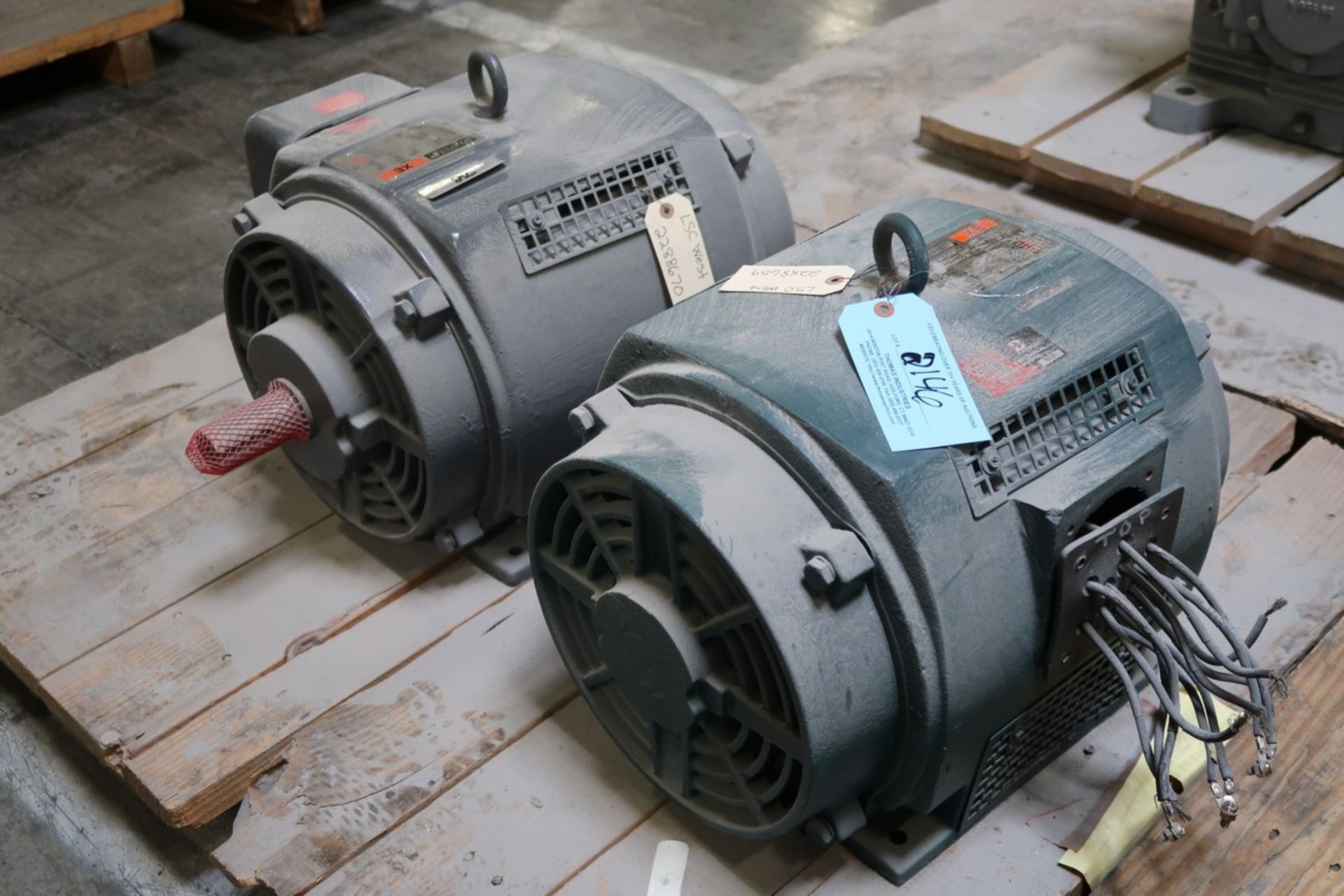 (6) Pallets of Assorted Motors & Gear Box, HP Range From 20 HP to 40 HP - Bild 7 aus 7