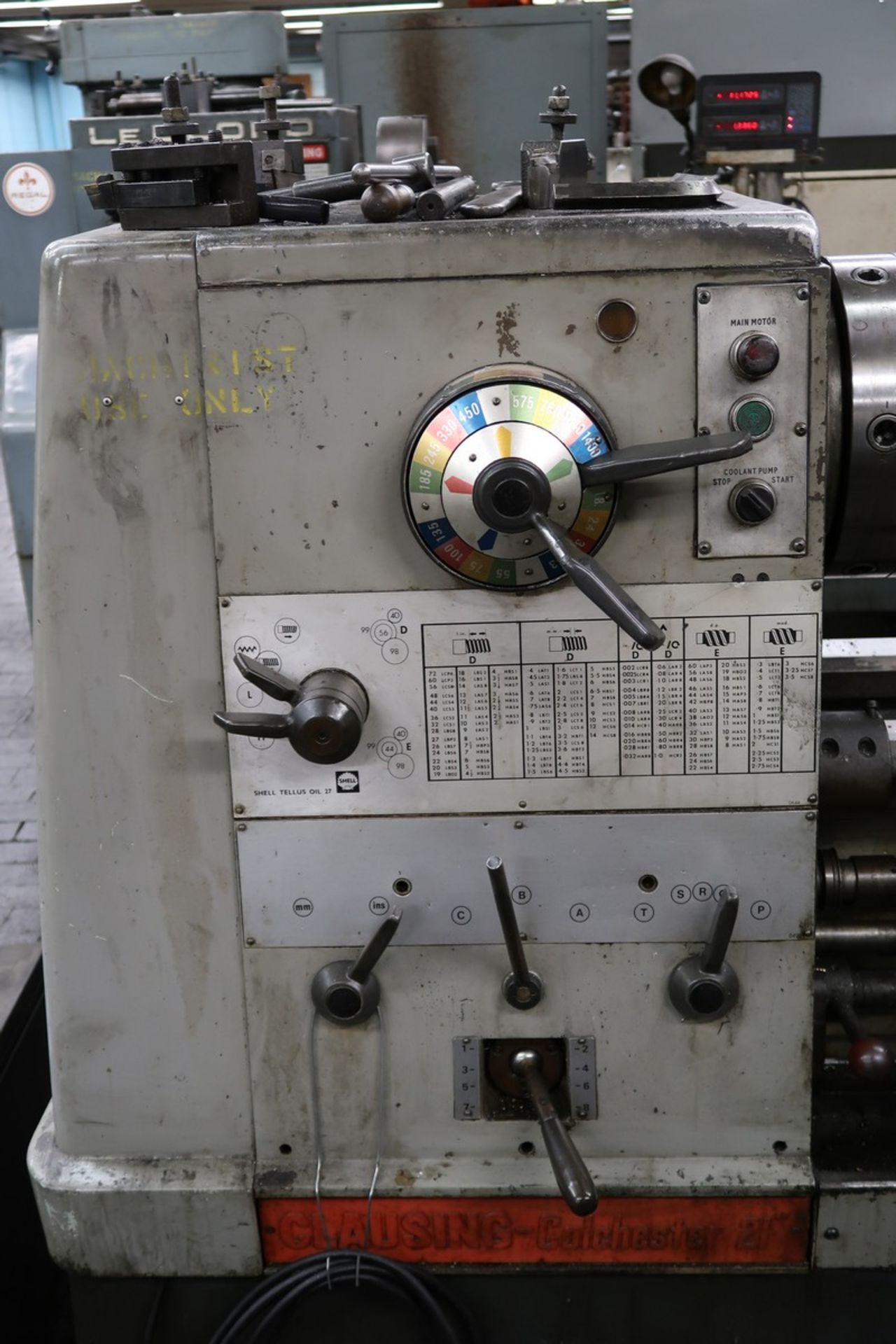 Clausing-Colchester 21" Engine Lathe - Bild 2 aus 8