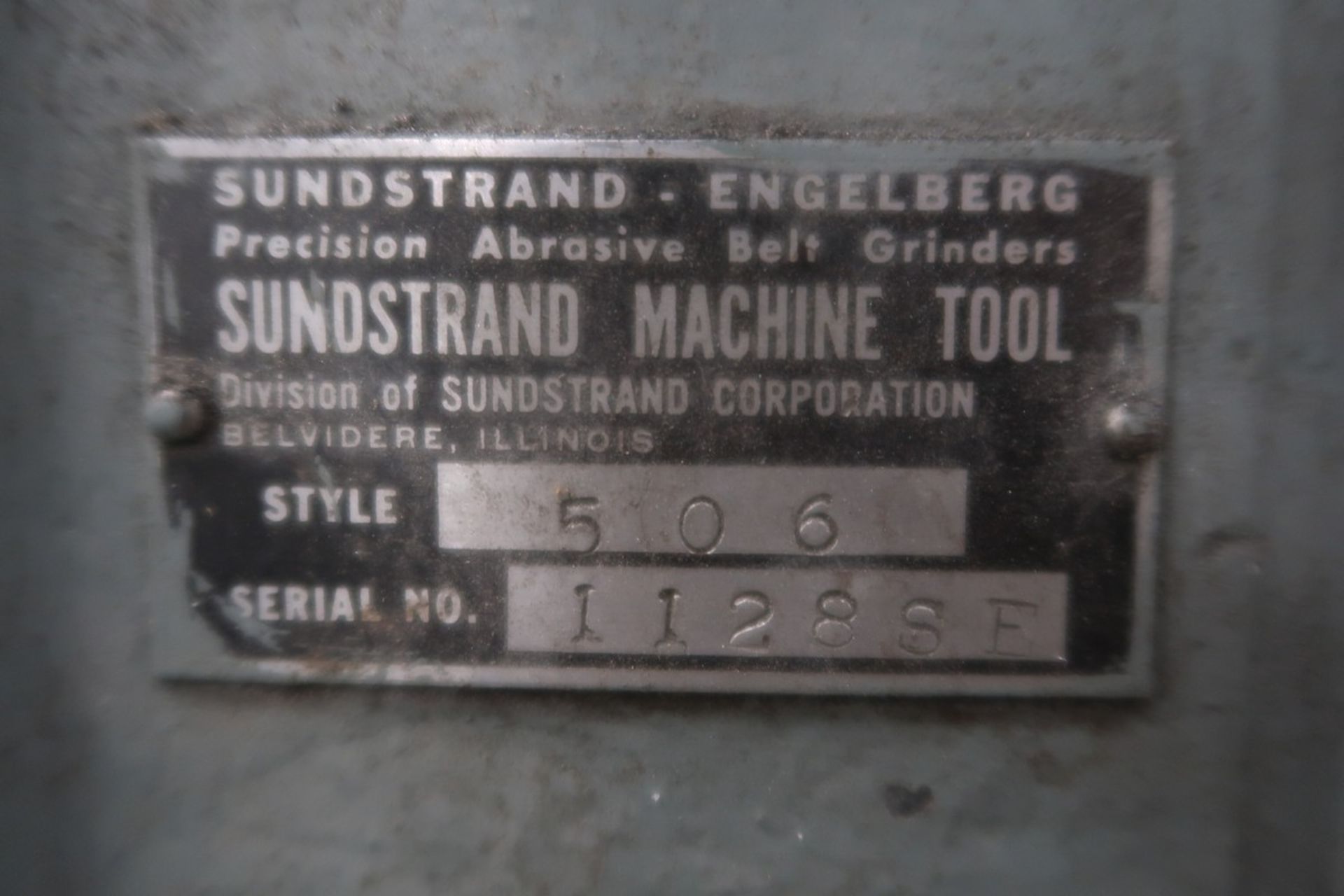 Sundstrand Model 506 6" Wet-Dry Belt Grinder - Bild 3 aus 3