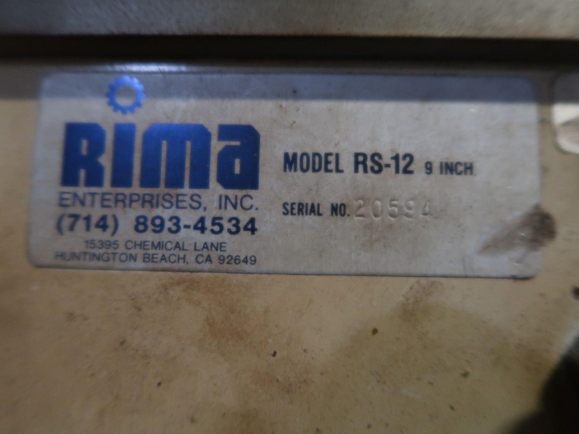 Rima Stacker Model RS-12 - 9" - Image 3 of 3