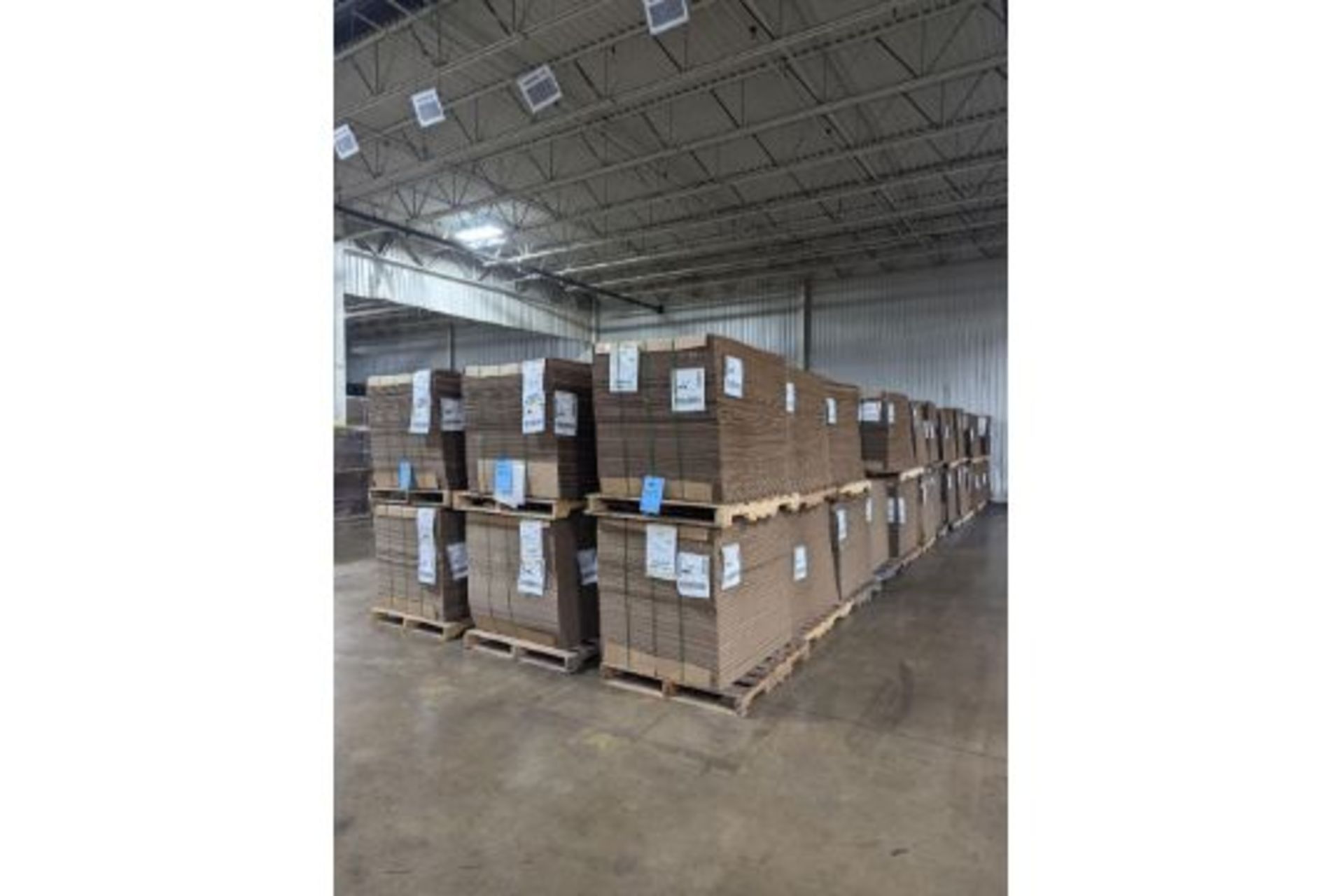 Lot (95): Pallet of Cardboard Sliders, (85) Pallets of 35" x 44", (10) Pallets of 38" x 42", Approx.