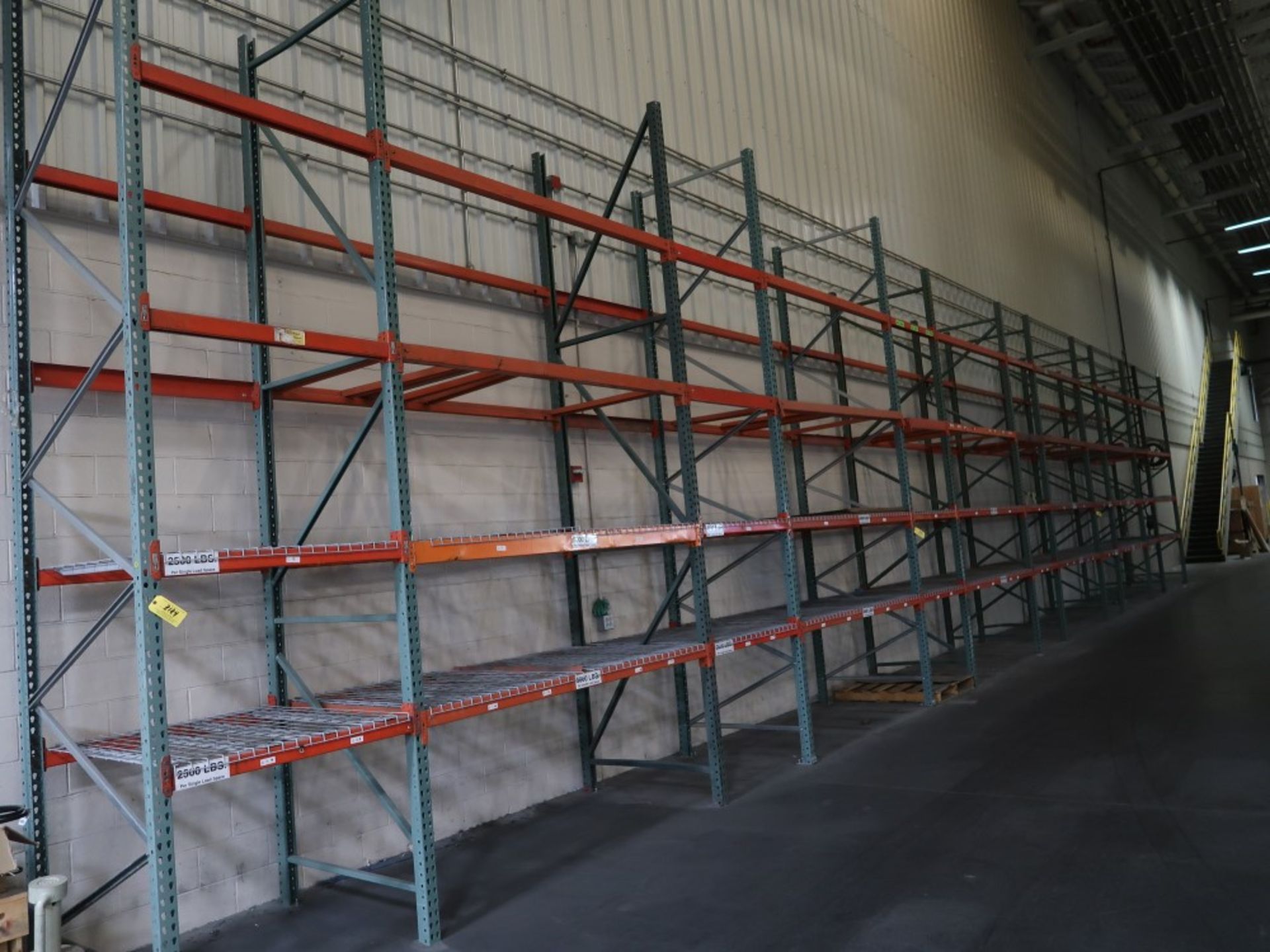 (12) Sections Heavy Duty Multi Tier Adjustable Pallet Racking