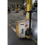 Yale Electric Walk-Behind Lift Truck, (No Batteries), (Loc. Roll Storage) (LOCATED IN LSC LANCASTER,