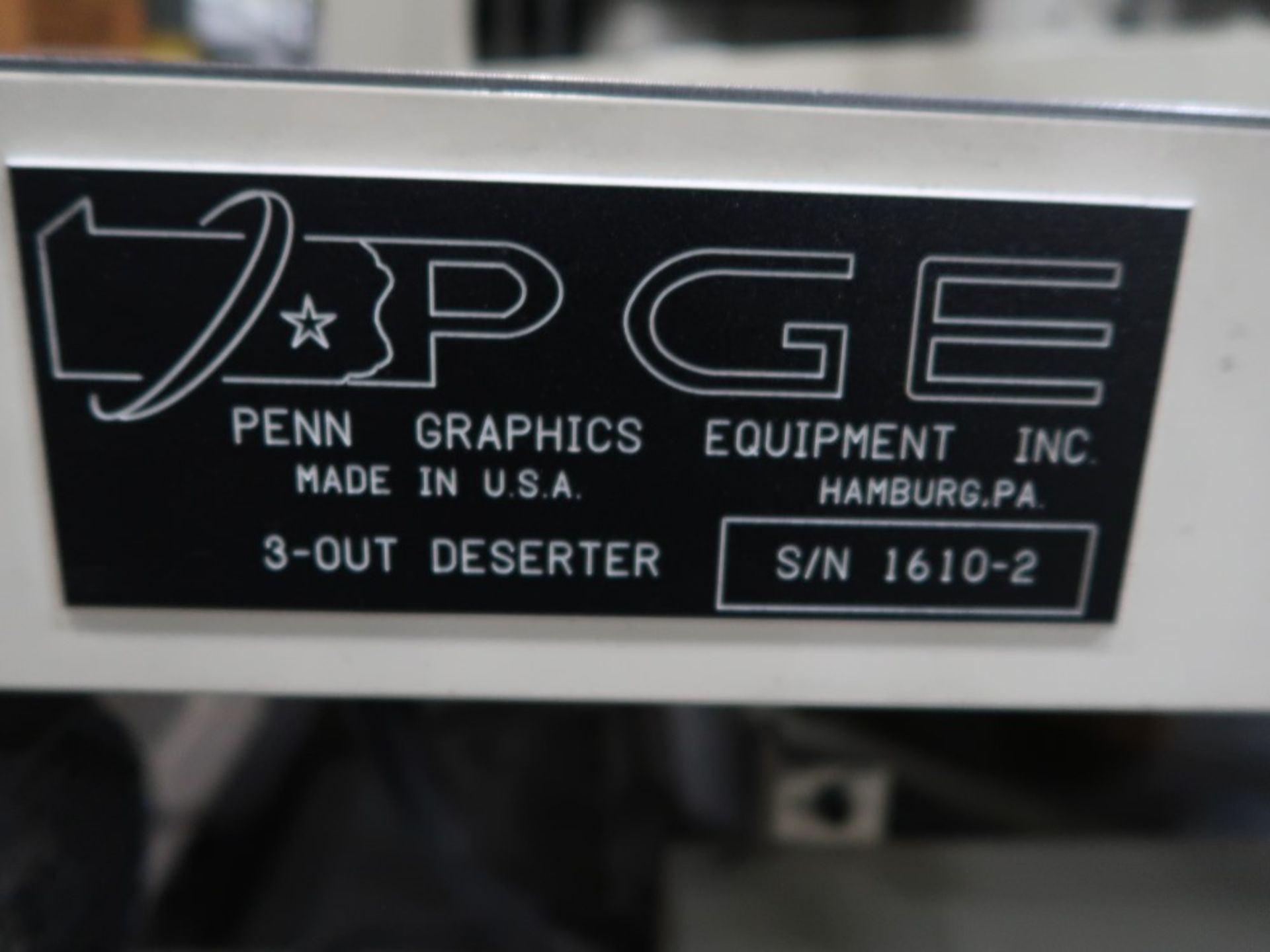 Penn Graphics 3-Out Deserter Conveyor System - Image 6 of 6
