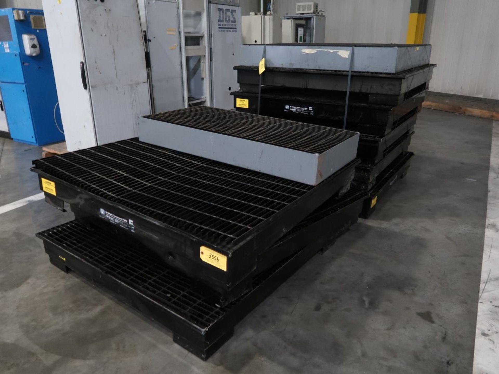 (10) Steel Spill Containment Pallets