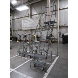 (3) Cotterman Portable Aircraft Type Warehouse Ladders Including: