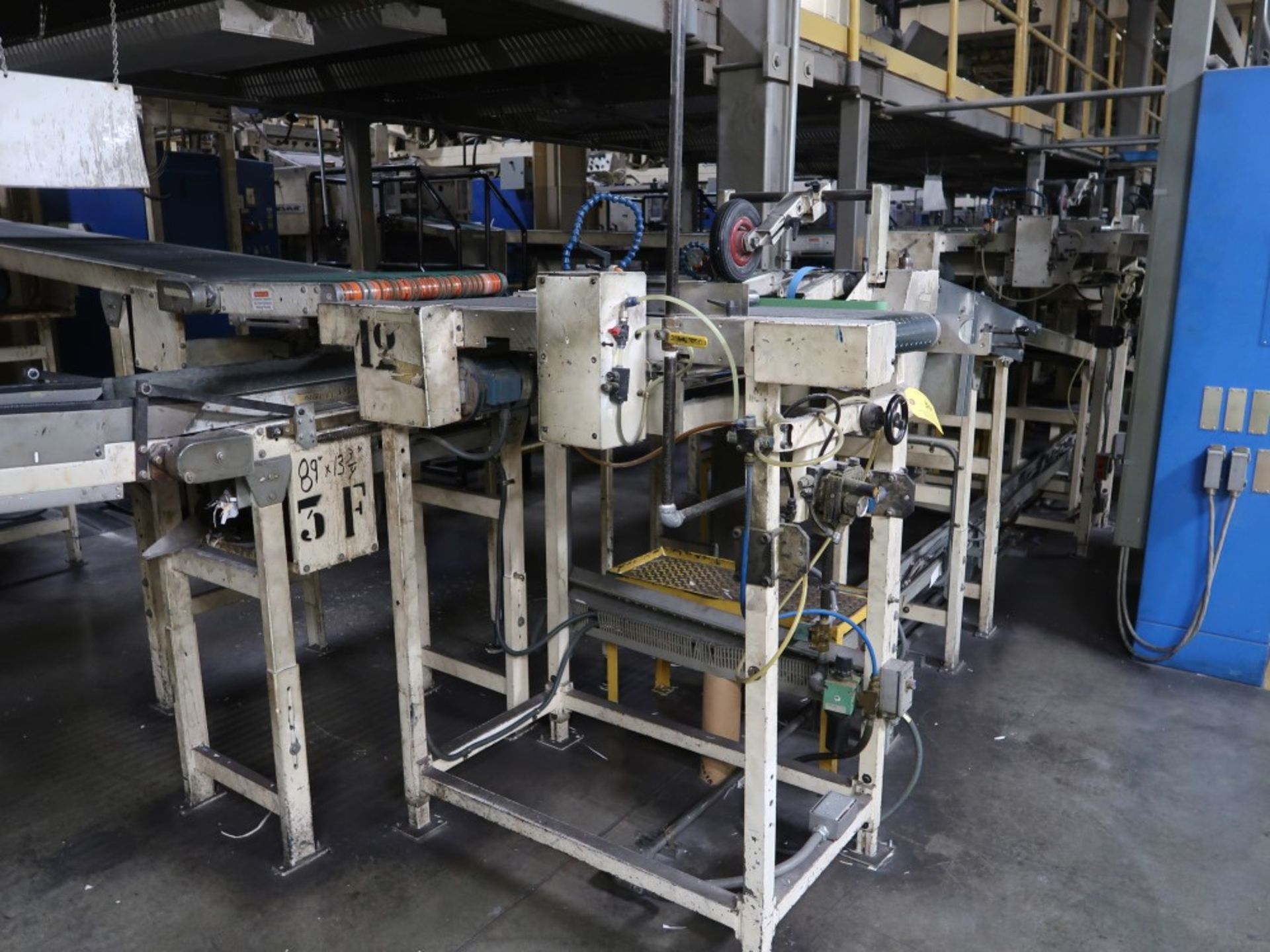 Delivery Conveyor System w/ (6) Bump Turn Units and