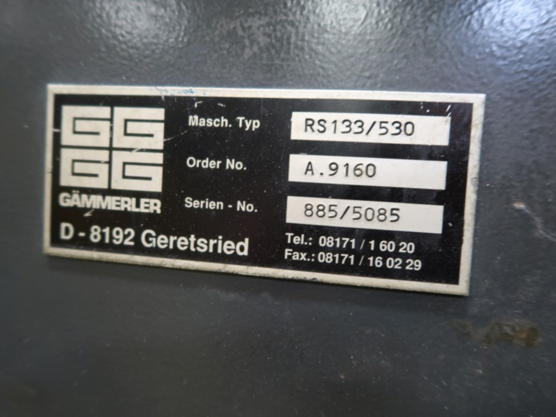 Gammerler 2-Knife Inline Trimmer Model RS133/530 S/N 885/5085 w/ Gammerler Control (LOCATED IN LSC - Bild 14 aus 14