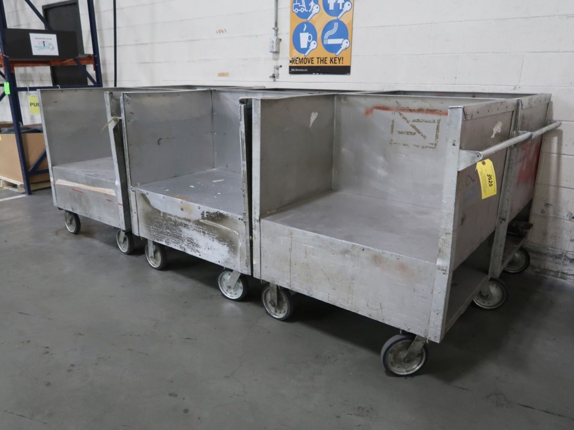 (6) Material Handling Carts