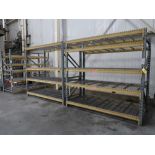 (3) Sections Heavy Duty Multi Tier Adjustable Pallet Racking