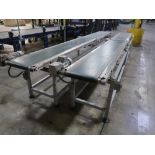 (2) Gammerler 14.5" x 15' Motorized Belt Conveyors