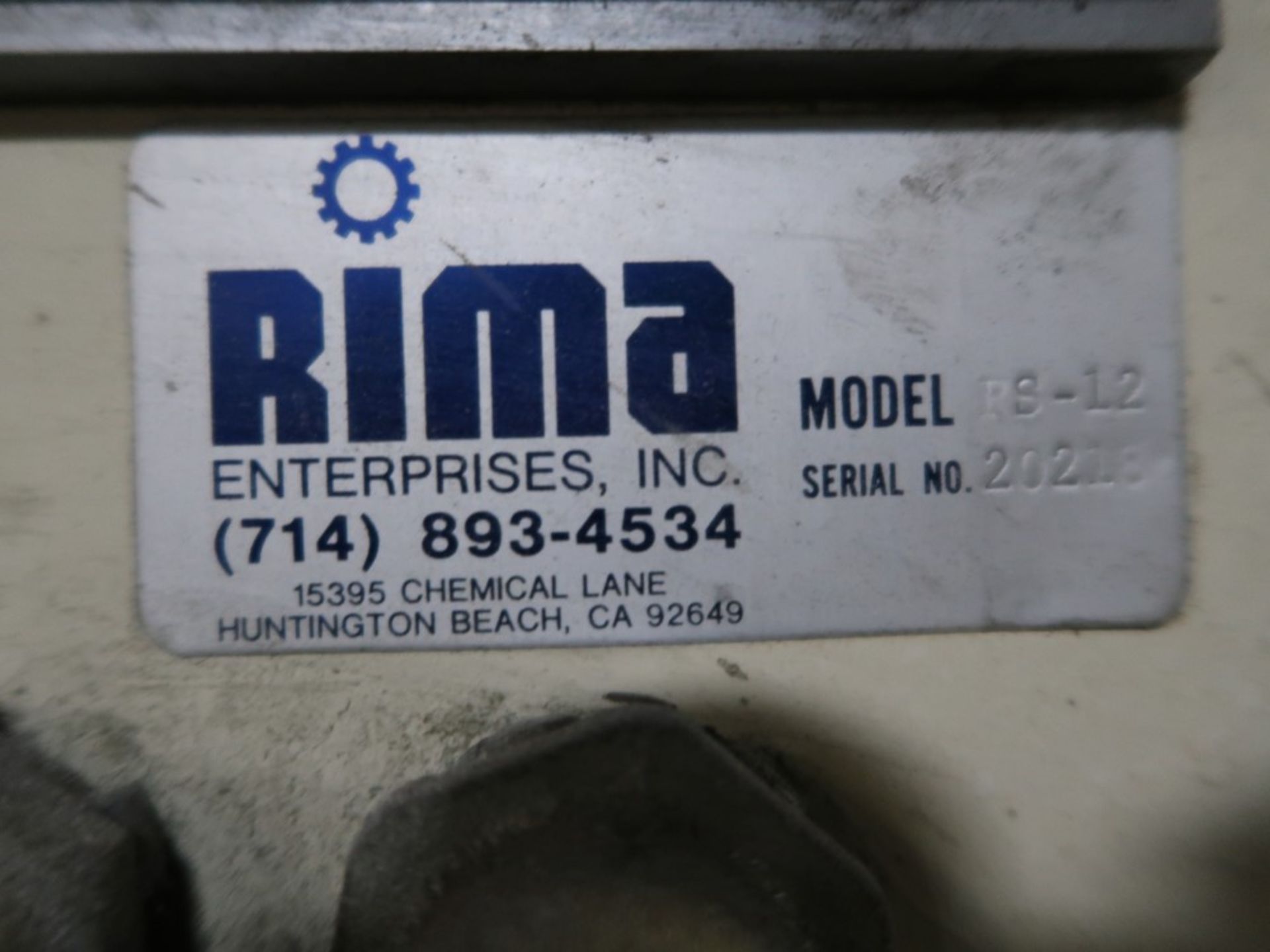 Rima Stacker Model RS-12 (PARTS ONLY) - Bild 3 aus 3