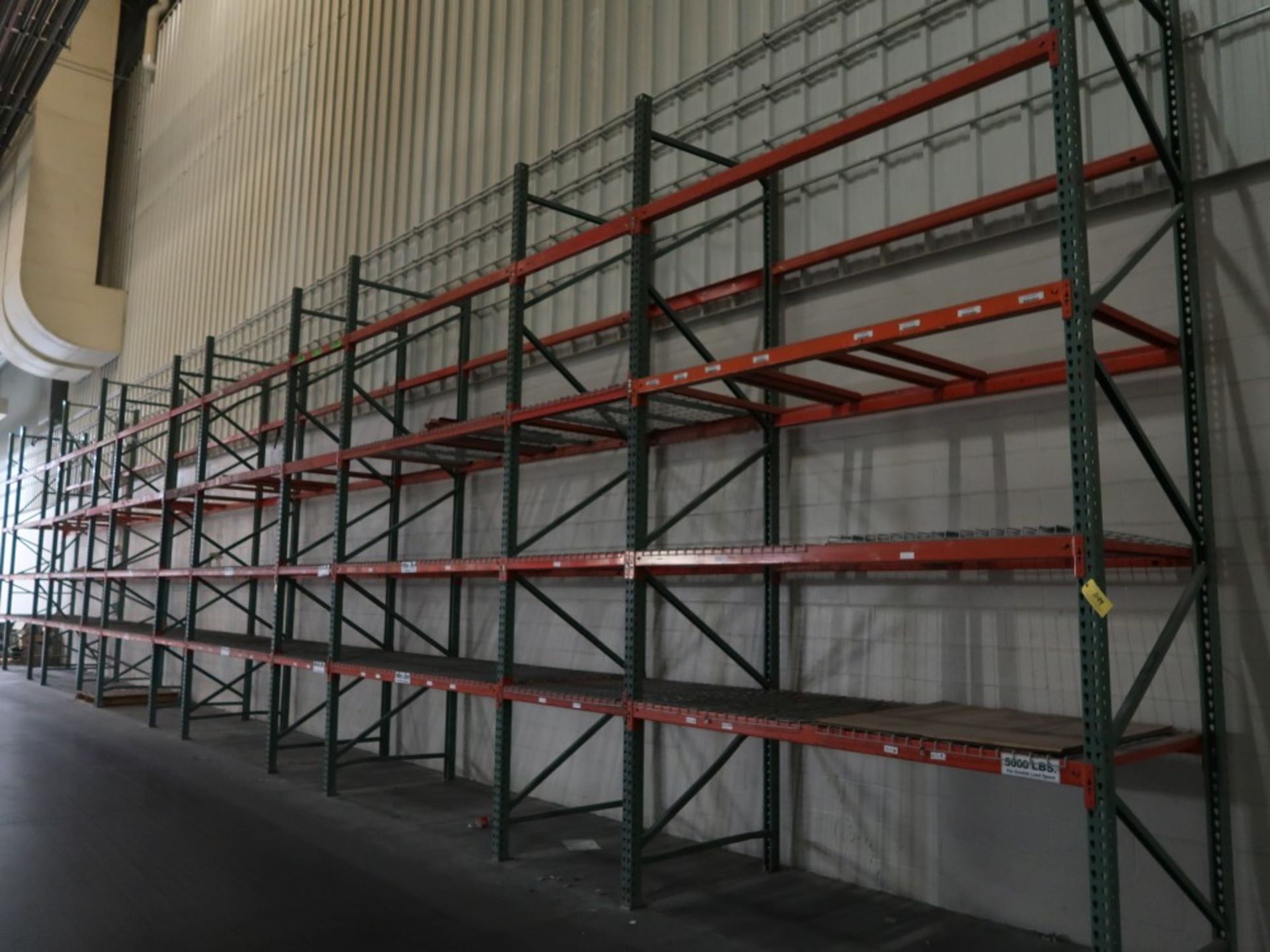 (12) Sections Heavy Duty Multi Tier Adjustable Pallet Racking - Image 2 of 2