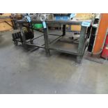 51" X 76" STEEL WELDING TABLE (NO CONTENTS)