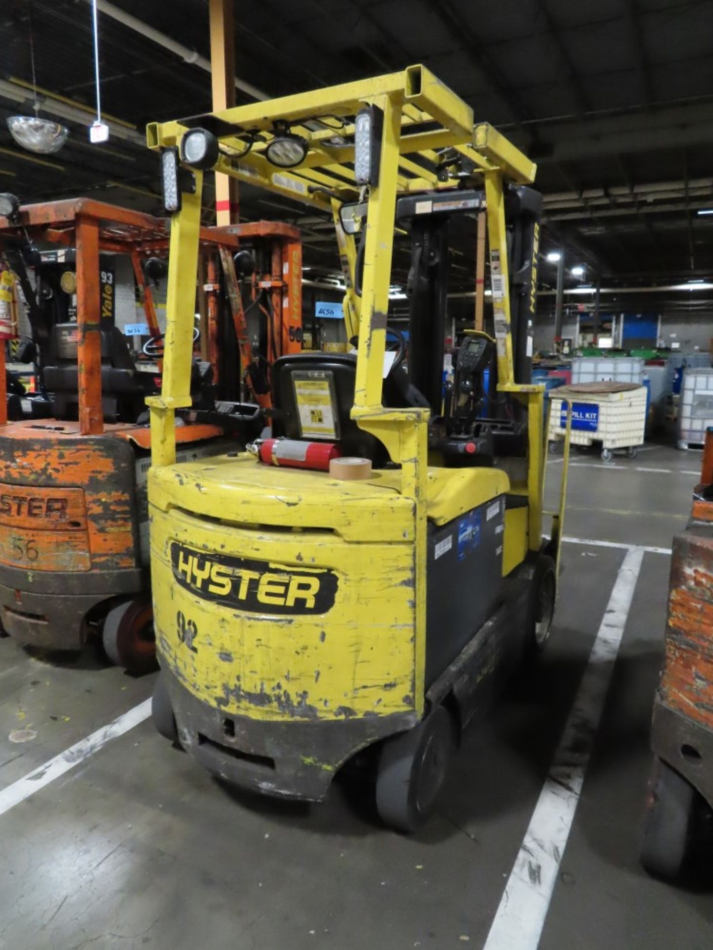 HYSTER MDL. E50XN-33 4,800LB. CAPACITY ELECTRIC FORKLIFT TRUCK - Image 3 of 6