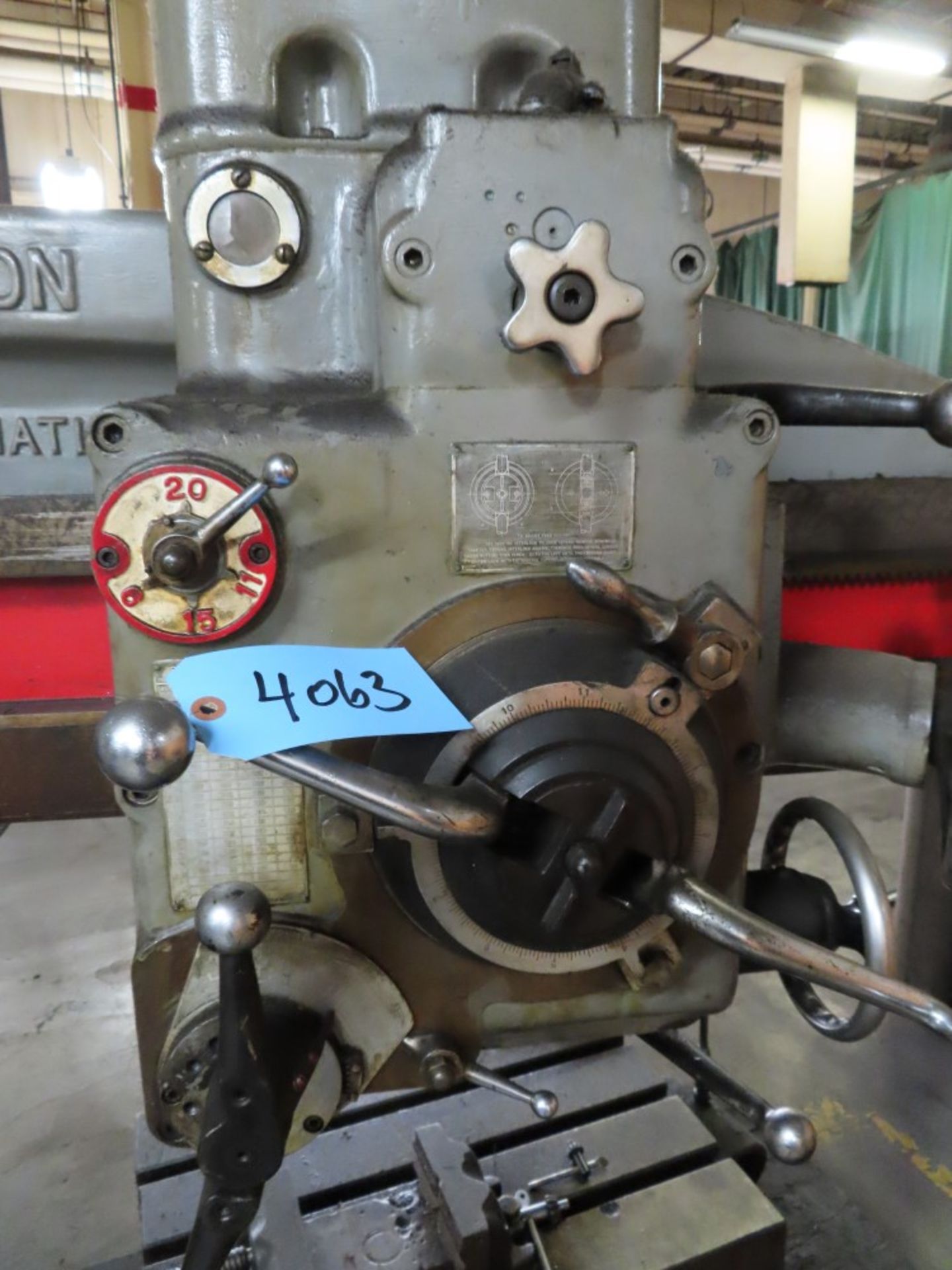 CARLTON 4" X 9" RADIAL ARM DRILL - Image 2 of 3