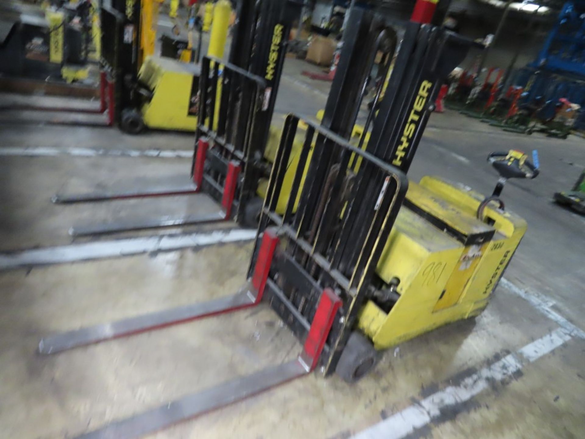 HYSTER APPROXIMATELY 4,000LB. CAPACITY ELECTRIC LIFT TRUCK - Image 2 of 2