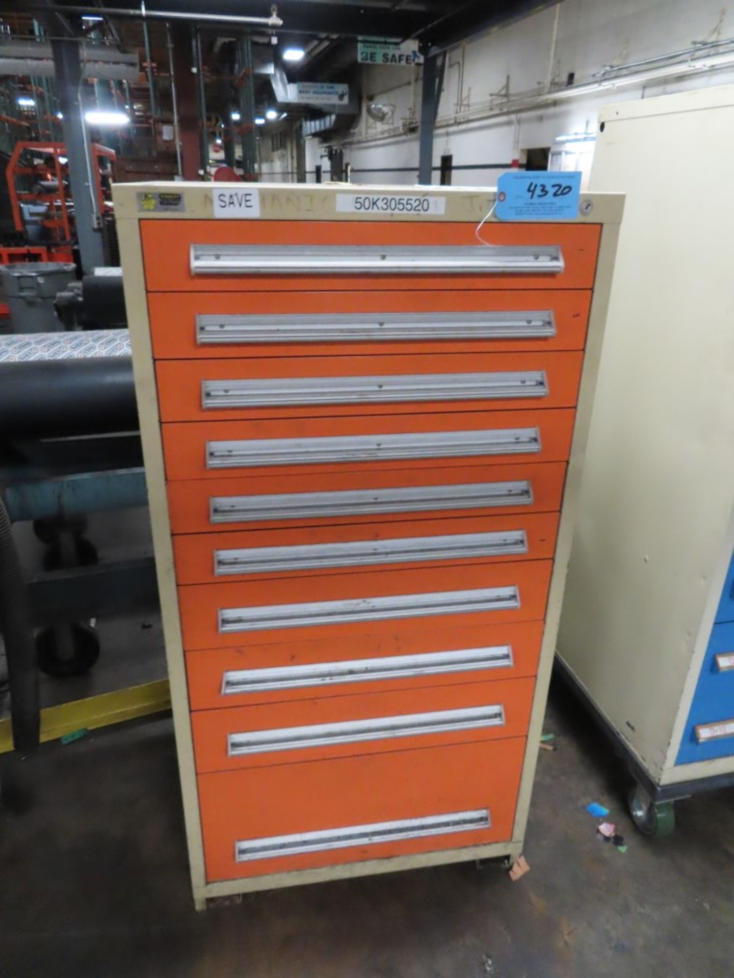 STANLEY VIDMAR 10-DRAWER CABINET