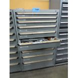 ROUSSEAU 11-DRAWER LISTA STYLE CABINET, W/ ELBOWS, PIPE HANGERS, REDUCERS, ETC.