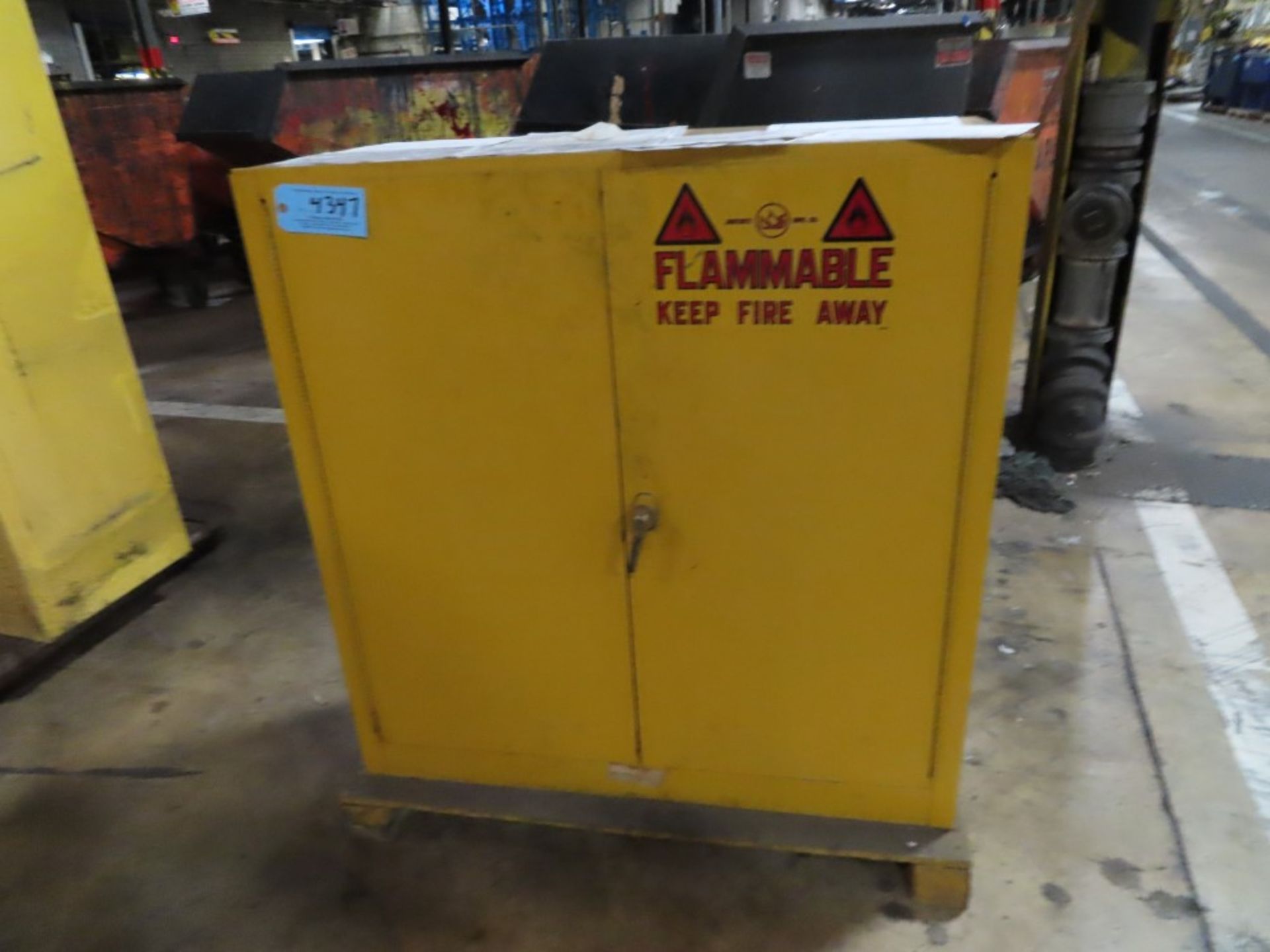 [3] FLAMMABLE PAINT STORAGE CABINETS - Image 2 of 2