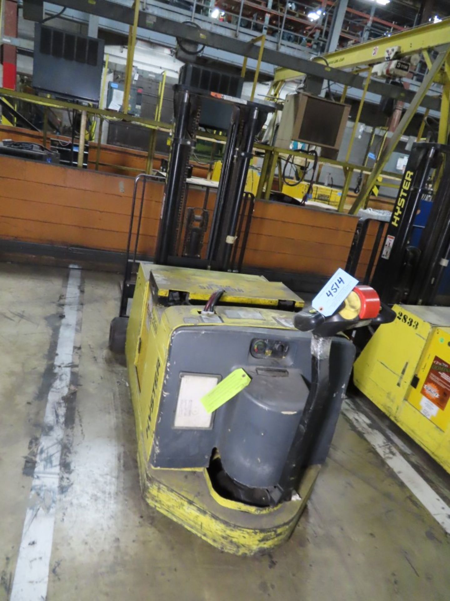 HYSTER APPROXIMATELY 4,000LB. CAPACITY ELECTRIC LIFT TRUCK