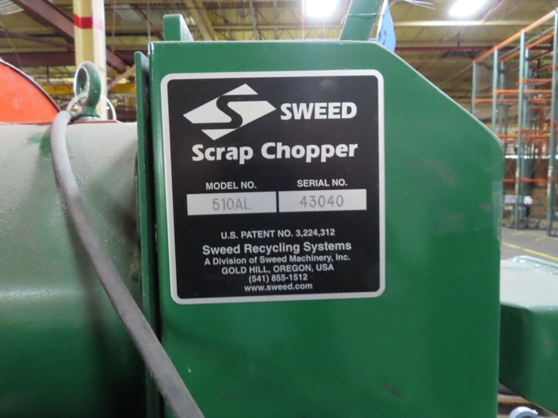 SWEED MDL. 510AL SCRAP CHOPPER - Image 2 of 3