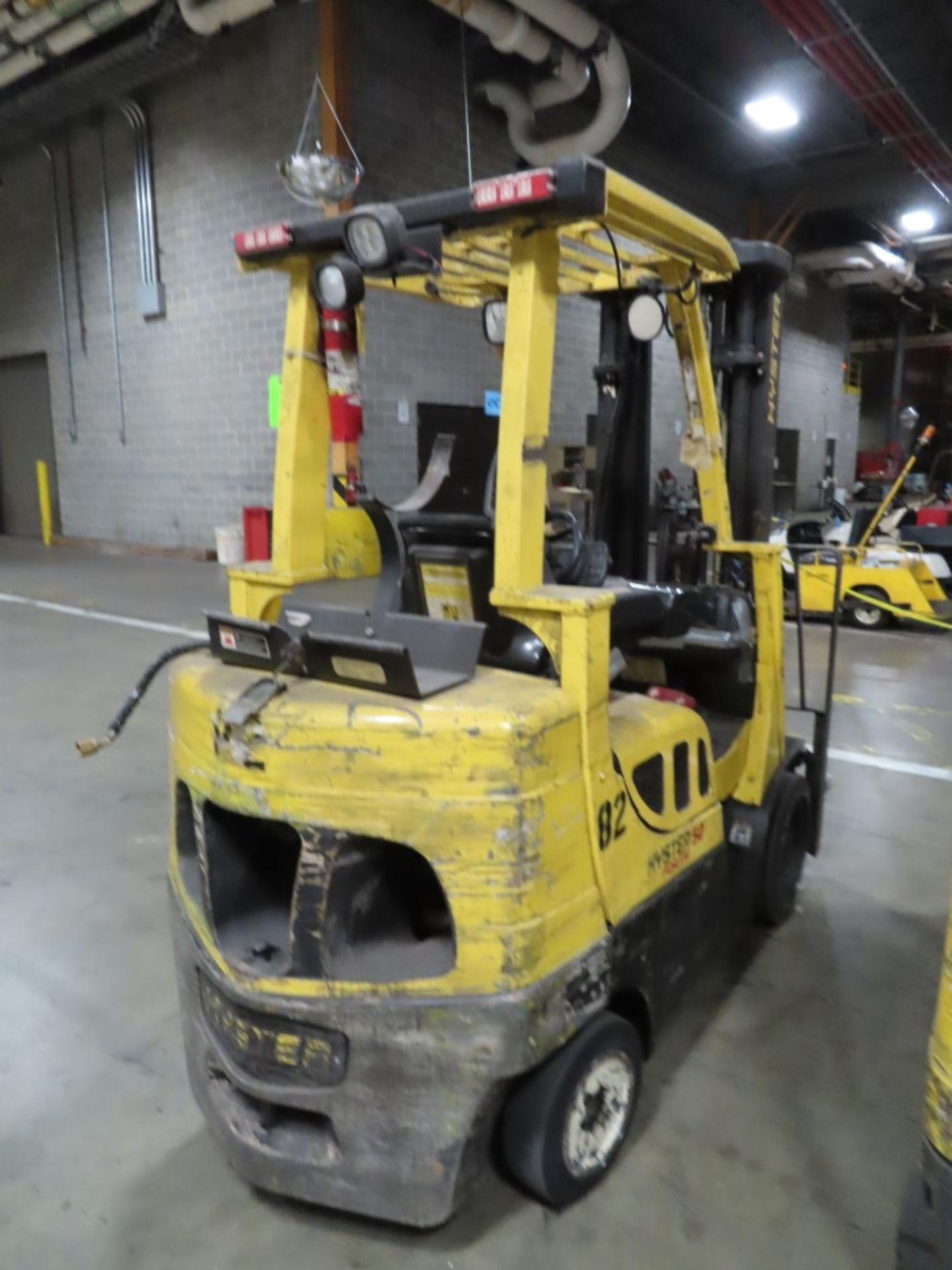 HYSTER FORTIS 50 MDL. S50FT 4,700LB. CAPACITY PROPANE FORKLIFT TRUCK - Image 3 of 5