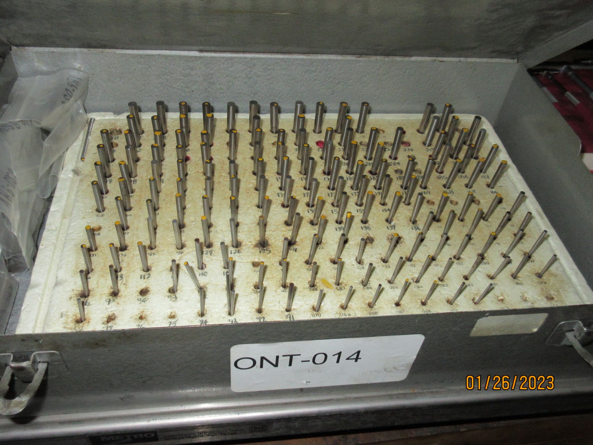 ONT-014 MINUS PIN GAGE SET .061/.250