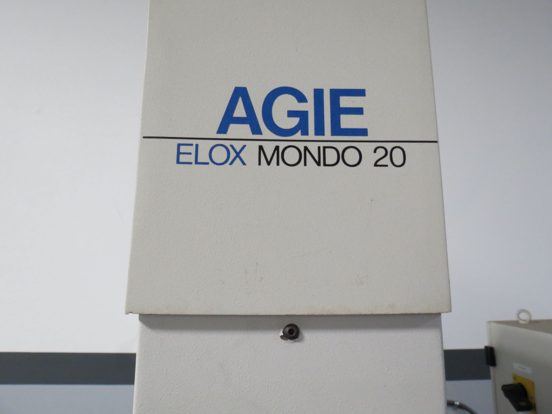 ELOX MONDO 20 AGIE FUTURA lll CNC DIE SINKER EDM MACHINE SN: M20THK-000077 (SUBJEC TO COMFIRMATION) - Image 6 of 13