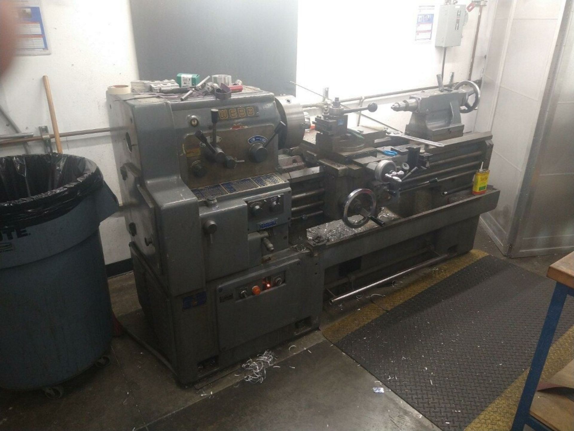 WEBB WL-435 5HP ENGINE LATHE - Image 2 of 2