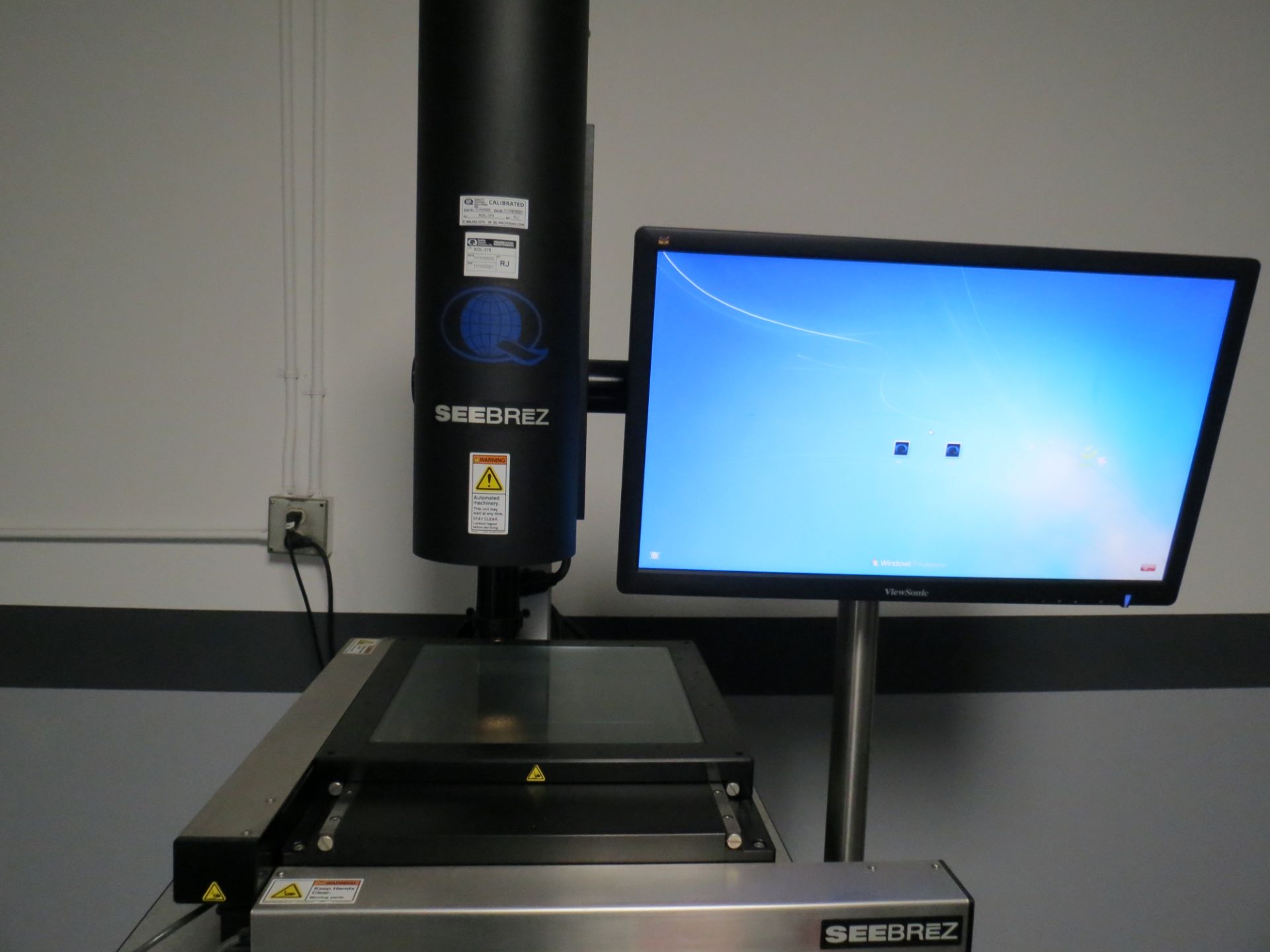 2012 QUALITY CONTROL SOLUTIONS INC. SEEBREZ MDL: SB12126 VIDEO MEASURING SYSTEM SN: 6557, 125V, 1PH, - Image 3 of 10