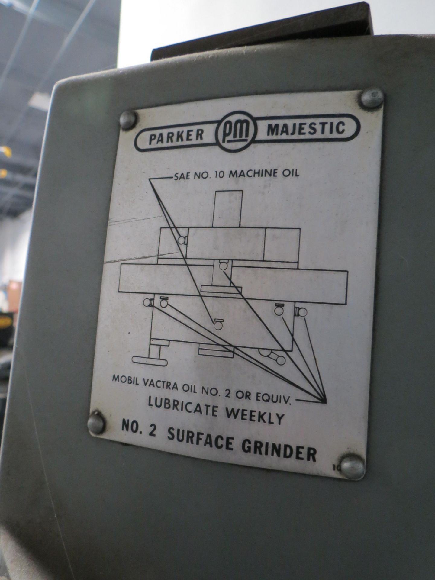PARKER MAJESTIC SURFACE GRINDER WITH ELECTRO-MATIC CHUCK CONTROL - Image 7 of 8
