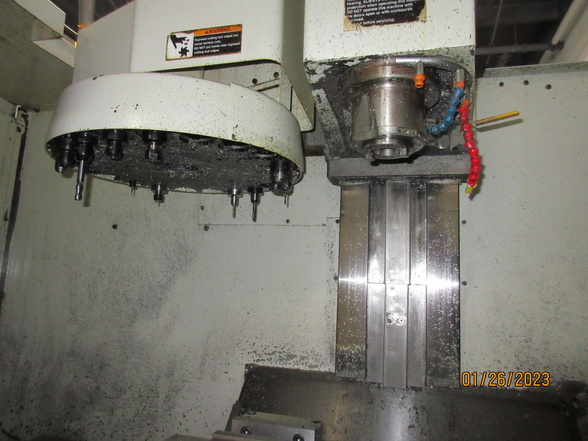 1998 FADAL MODEL: 906 VMC4020 VERTICAL MACHINING CENTER WITH FADAL CNC 88HS CONTROL, 230/440VAC, - Image 13 of 19