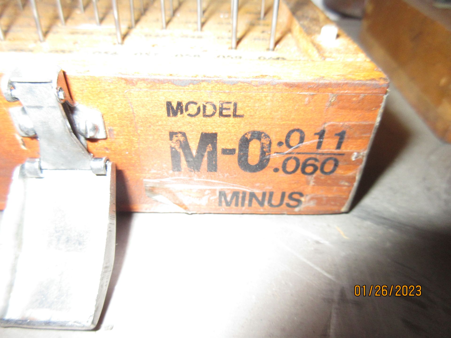 LOT (2) MEYER MINUS PIN GAGE SETS M-0 .011/.060 - Image 3 of 3