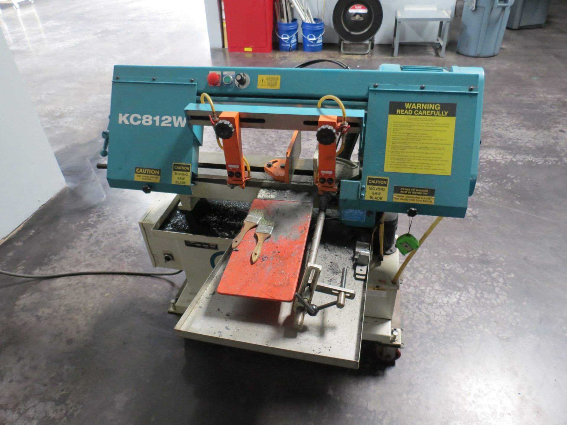 2015 CLAUSING KALAMAZOO HORIZONTAL BANDSAW, TYPE: KC812W, NO. LC10450949, BLADE SIZE (MM) 2720L X