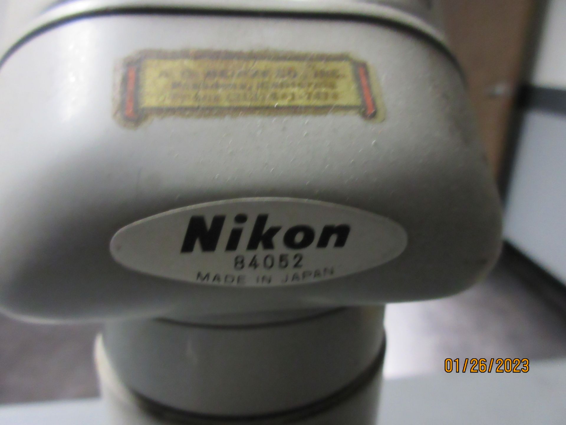 NIKON 84052 STEREO MICROSCOPE - Image 3 of 4