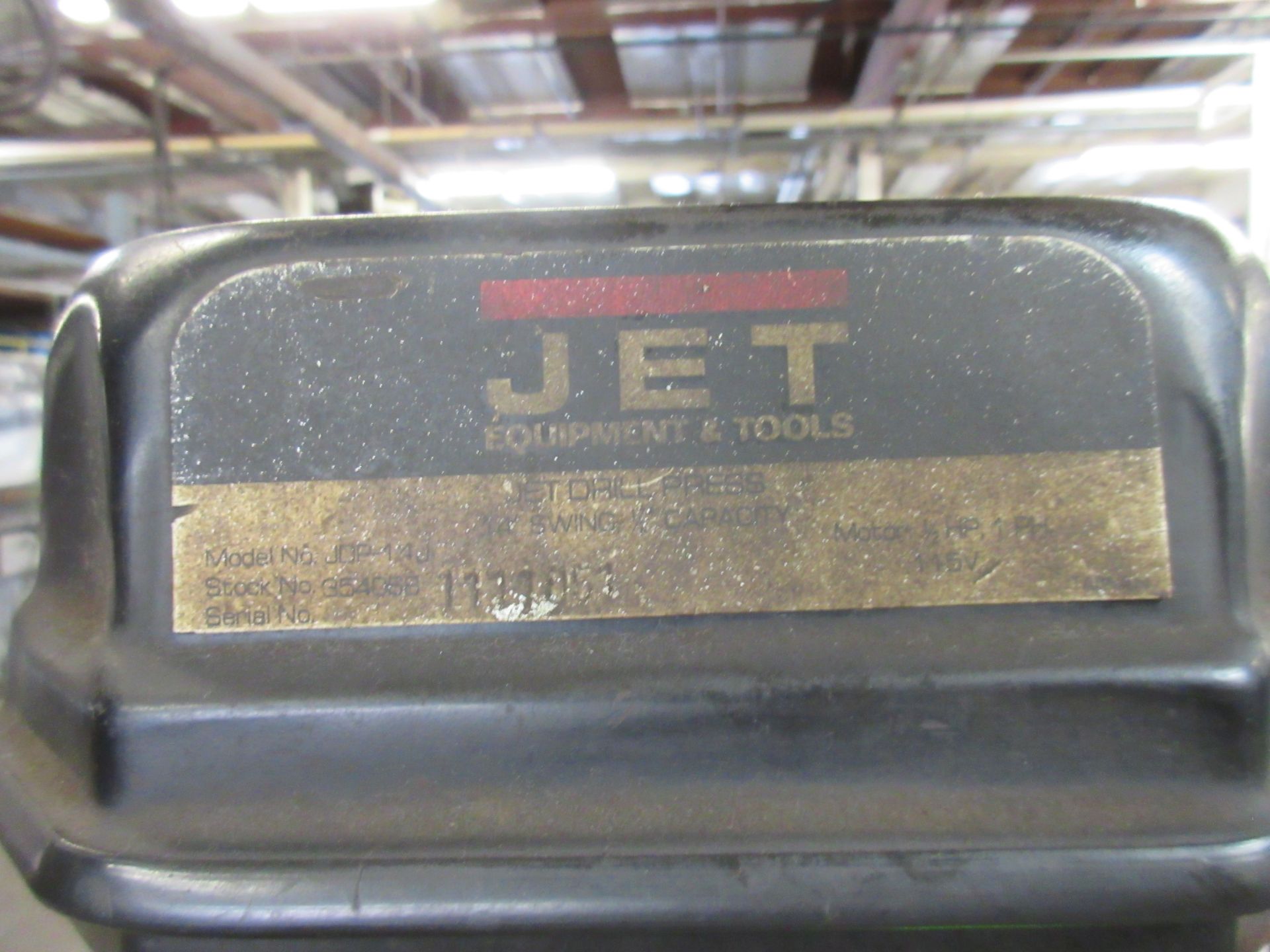 JET BENCH TOP DRILL PRESS, MDL: JJDP-14J, 1/2 HP - Image 3 of 3