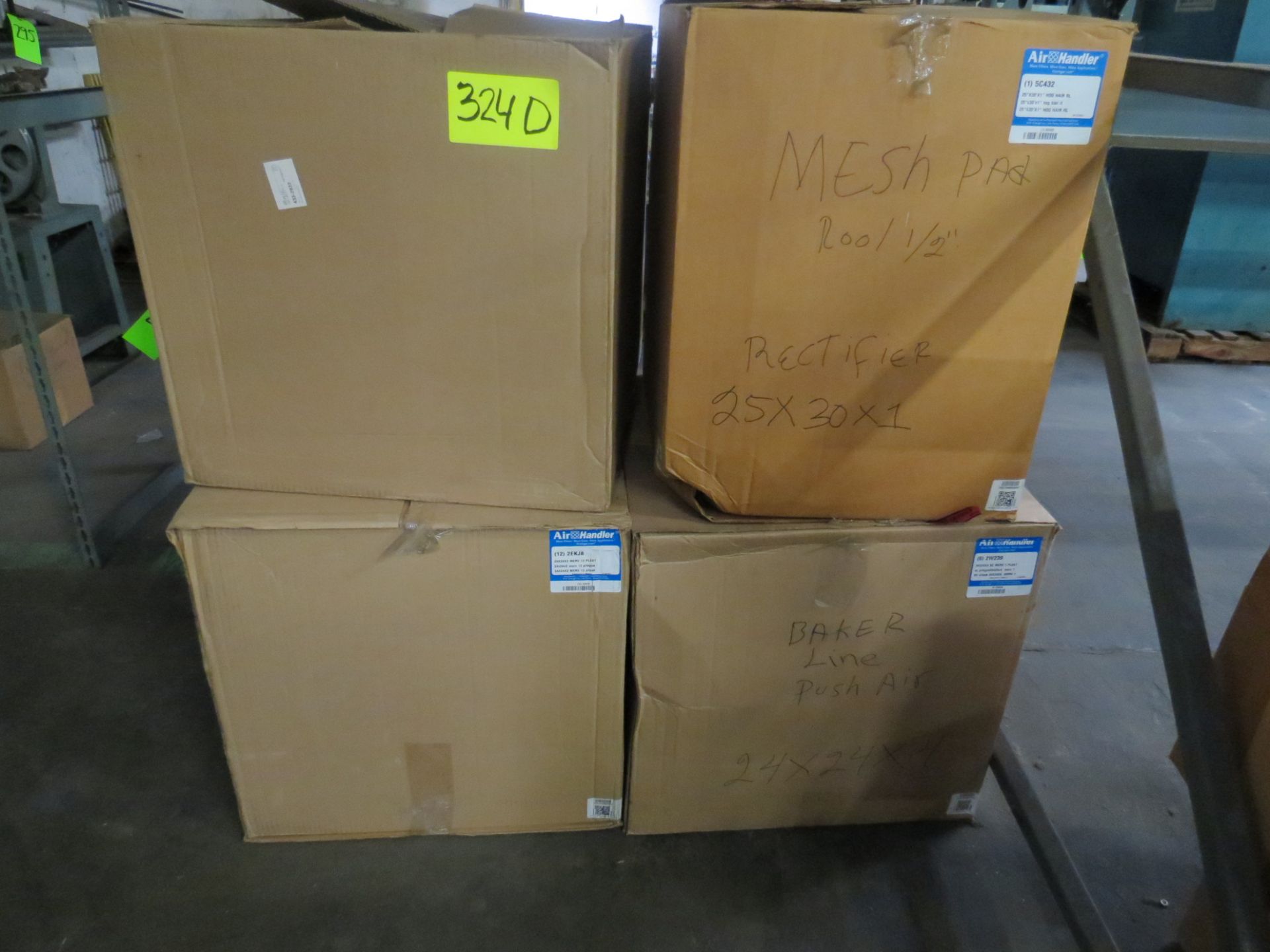 LOT ASSORTED AIR HANDLER FILTERS