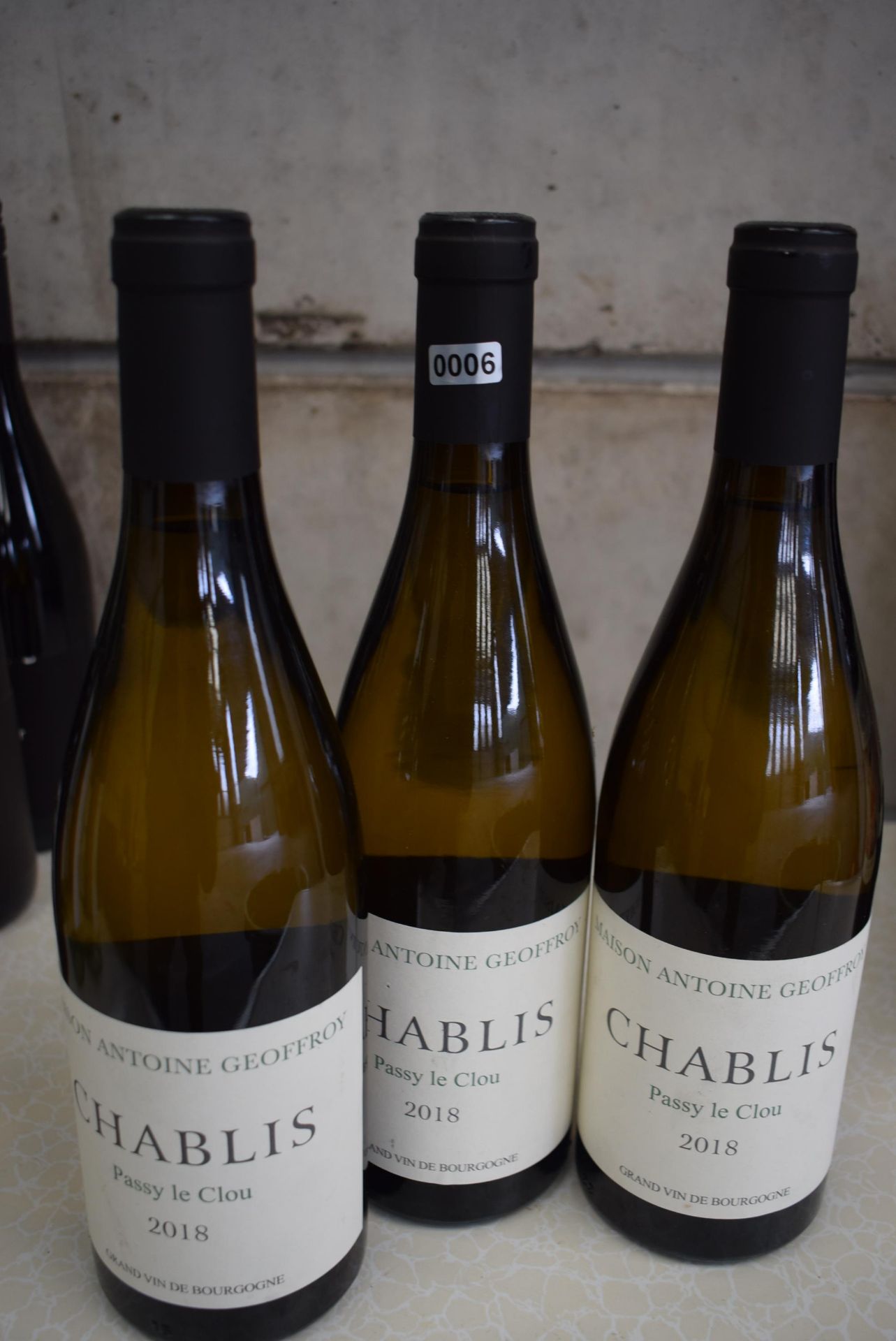 3 x Antoine Geoffroy Passy le Clou Chablis 2018 75cl White Wine - Image 4 of 4