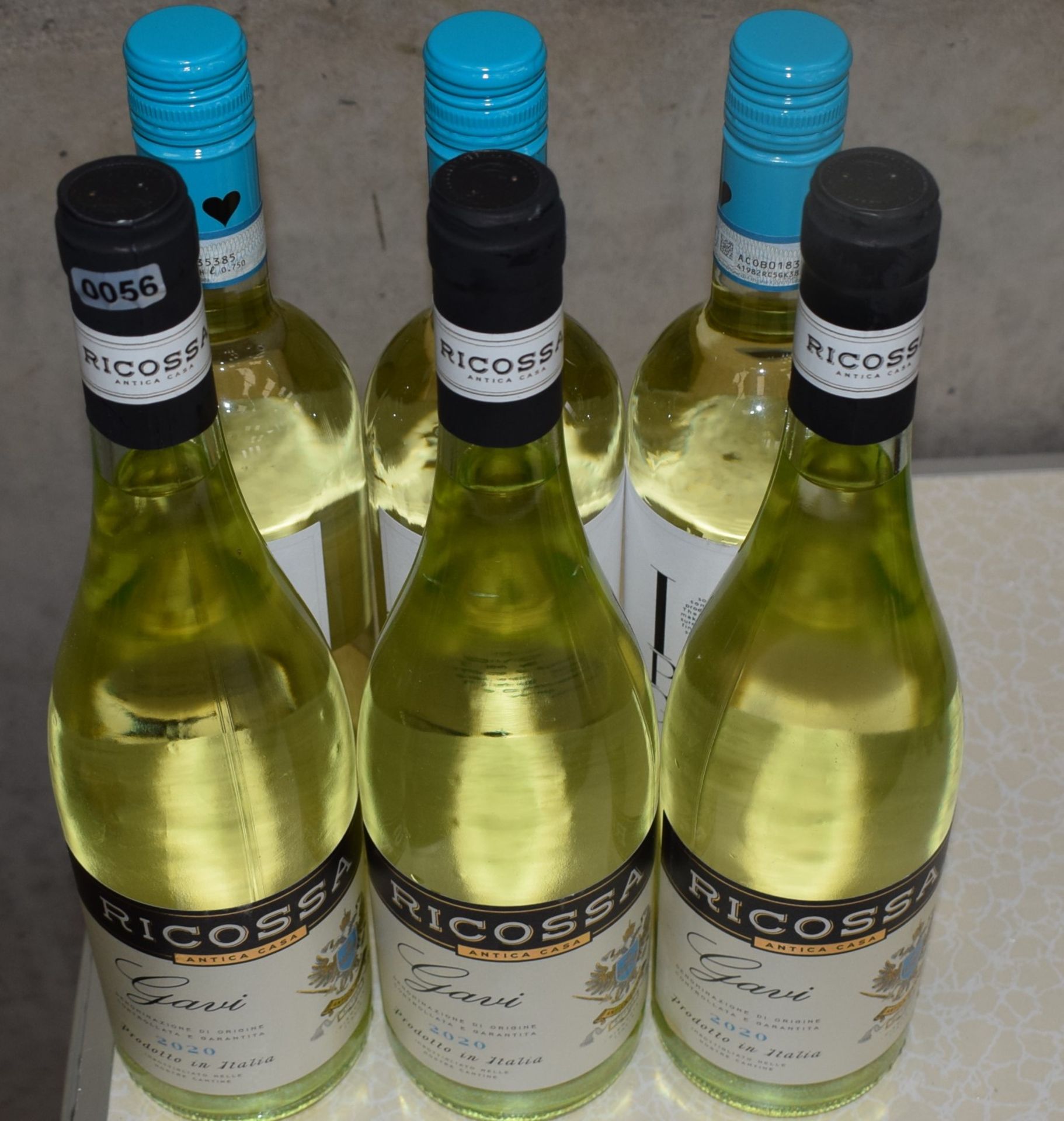 6 x Italian Whites - 3 x Ricossa Gavi - 3 x I love Pinot Grigio