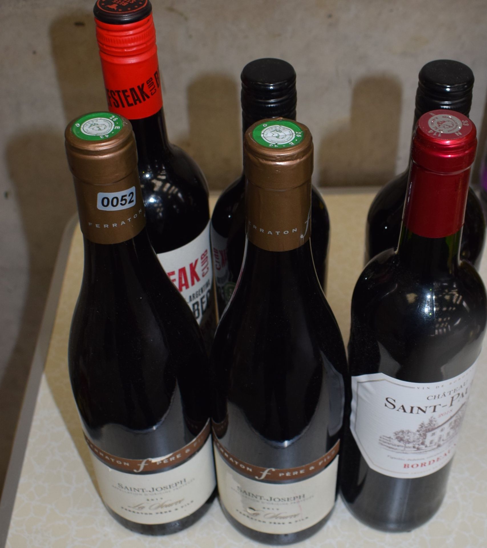 6 x Mixed Reds 2 x SAINT-JOSEPH - LA SOURCE 1 x Saint Paulin 1 x Beefsteak malbec 2x Hardys Merlot - Image 8 of 8